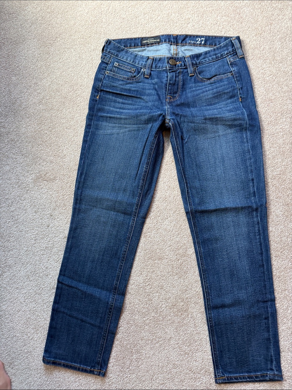 J. Crew Dark Indigo Straight-Leg Women's Jeans